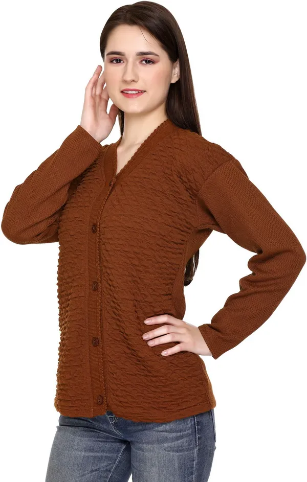 Brown_Acrylic_Blend_Regular_Casual_Sweater_For_Women