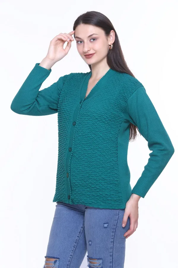 Green_Cotton_Blend_Regular_Casual_Sweater_For_Women