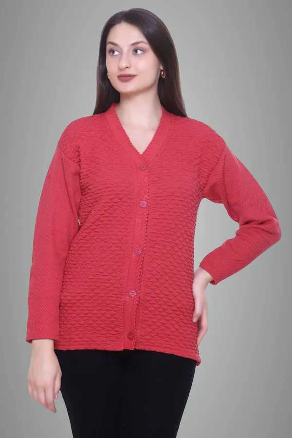 Pink_Cotton_Blend_Regular_Casual_Sweater_For_Women