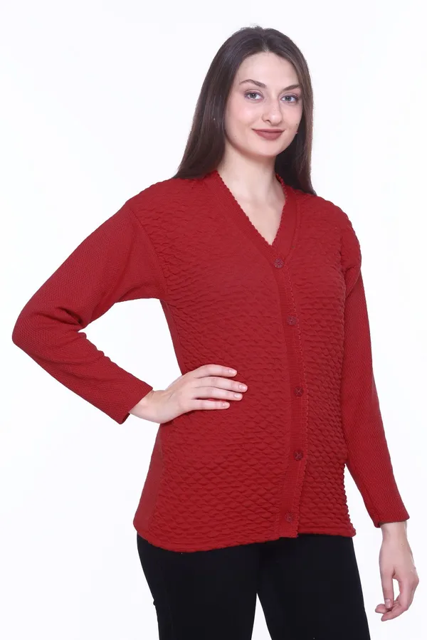 Maroon_Cotton_Blend_Regular_Casual_Sweater_For_Women