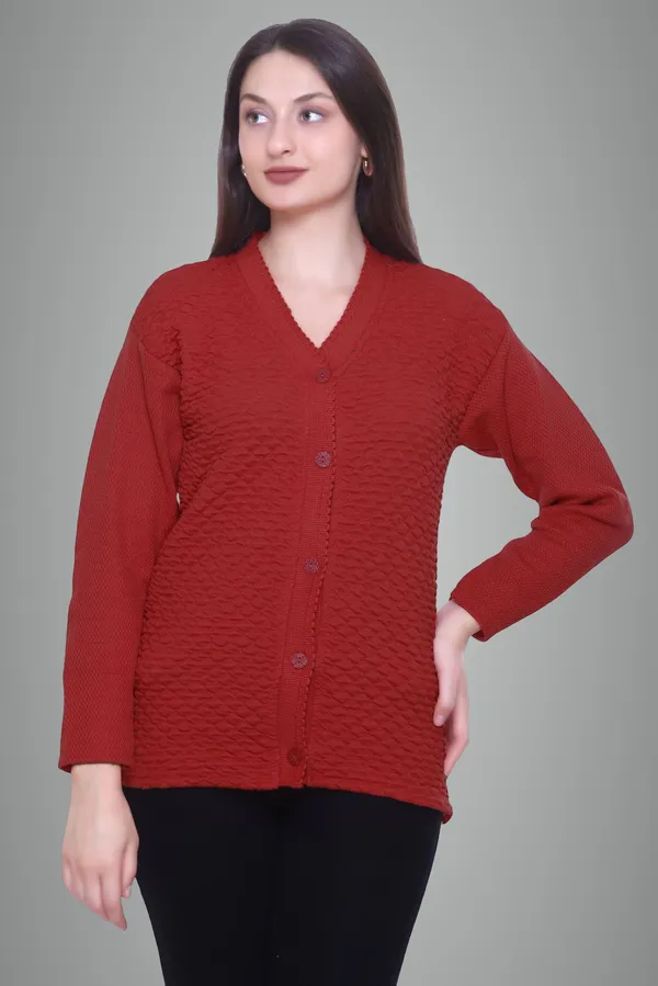 Maroon_Cotton_Blend_Regular_Casual_Sweater_For_Women