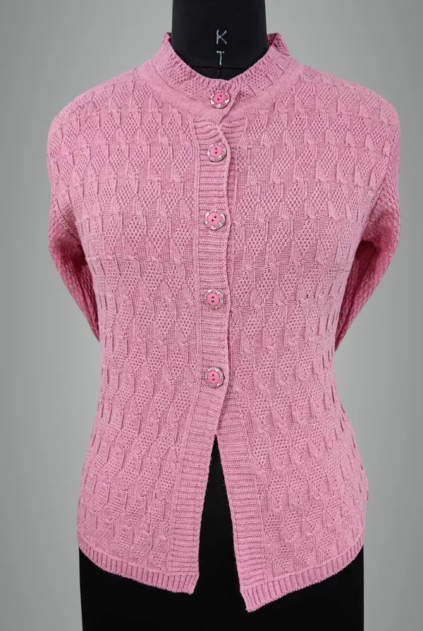 Pink_Cotton_Blend_Regular_Casual_Sweater_For_Women