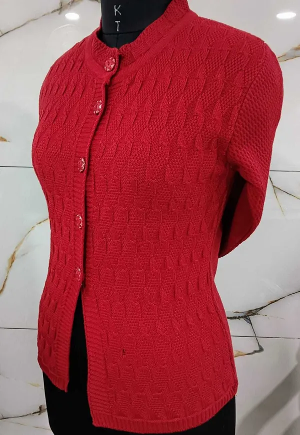 Red_Cotton_Blend_Regular_Casual_Sweater_For_Women