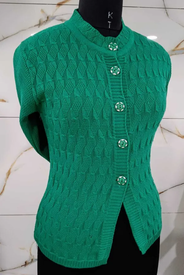 Green_Cotton_Blend_Regular_Casual_Sweater_For_Women