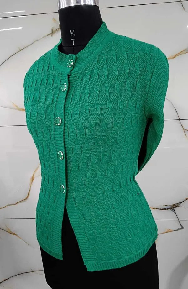 Green_Cotton_Blend_Regular_Casual_Sweater_For_Women