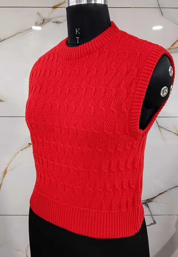 Red_Cotton_Blend_Regular_Casual_Sweater_For_Women
