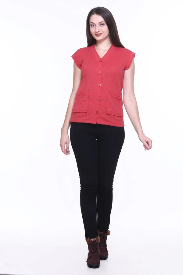 Pink_Cotton_Blend_Regular_Casual_Sweater_For_Women