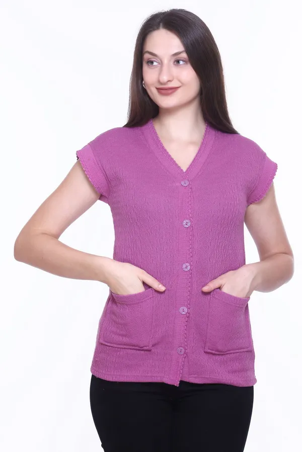 Pink_Cotton_Blend_Regular_Casual_Sweater_For_Women