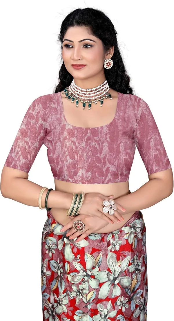 Pink_&_Red_Crepe_Printed_Daily_Wear_Saree_For_Women