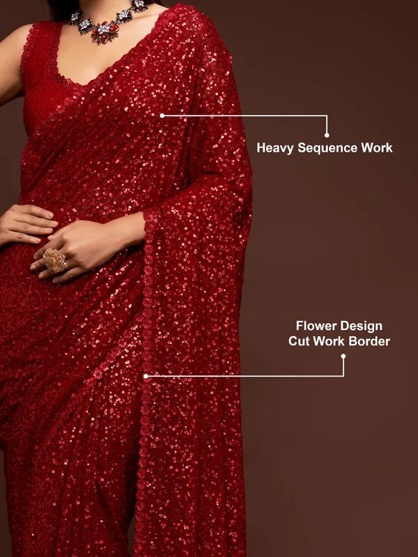 Women's_Heavy_Georgette_Sequins_work_Saree_with_Unstitched_Blouse_Piece