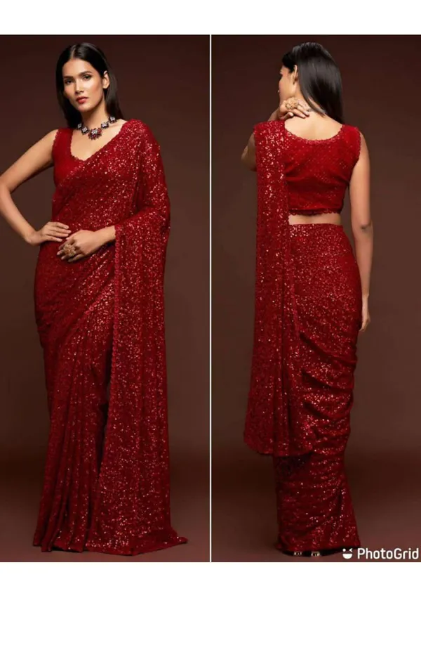 Women's_Heavy_Georgette_Sequins_work_Saree_with_Unstitched_Blouse_Piece