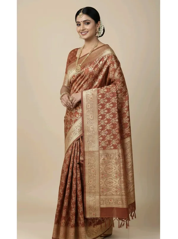 Peach_Silk_Saree_For_Women