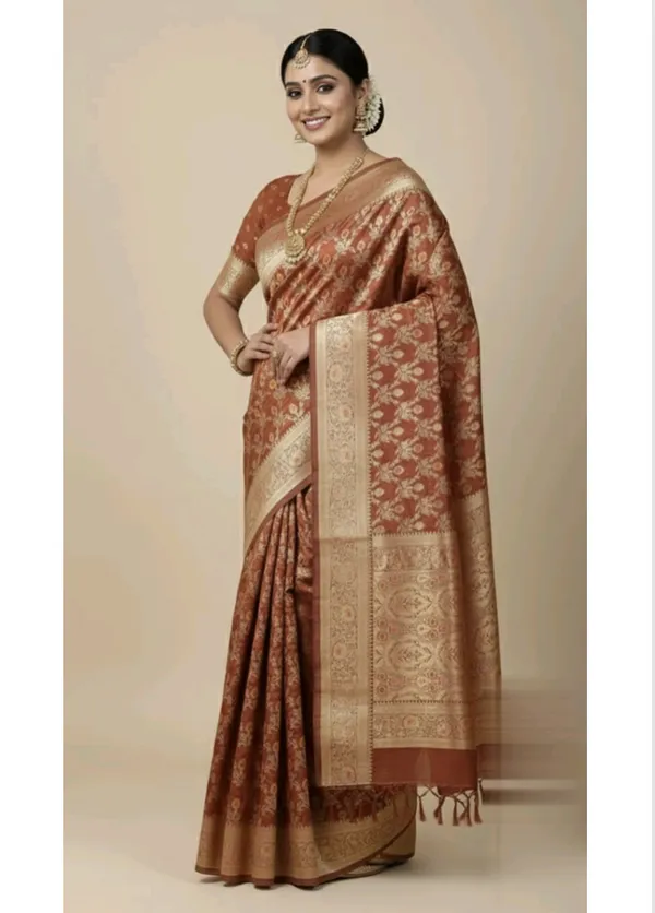 Peach_Silk_Saree_For_Women