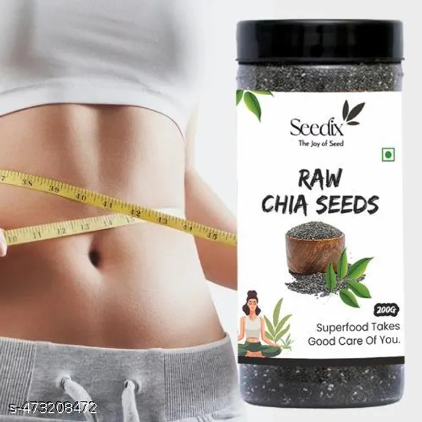 Best_Quality_Double_Sortex_100%_Pure_&_Natural_Raw_Chia_Seed_For_Weight_Loss_With_Nutrition_Elements_-200_Gm