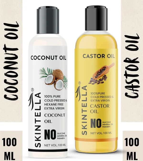 Extra_Virgin_Castor_Oil_&_Pure_Coconut_Oil_For_Hair_Nails_Eyebrow_&_Eyelashes_Hair_Oil_(200_Ml)