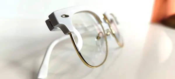 Eyewear_Half_Frame_Semi-Rimless_White/Gold_Clear_Lens_Richkart_Style_Glasses_for_Men_and_Women