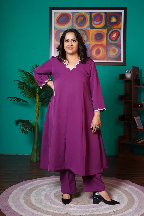 Purple_Rayon_Premium_Long_Dress_With_Dupatta_For_Women_&_Girls