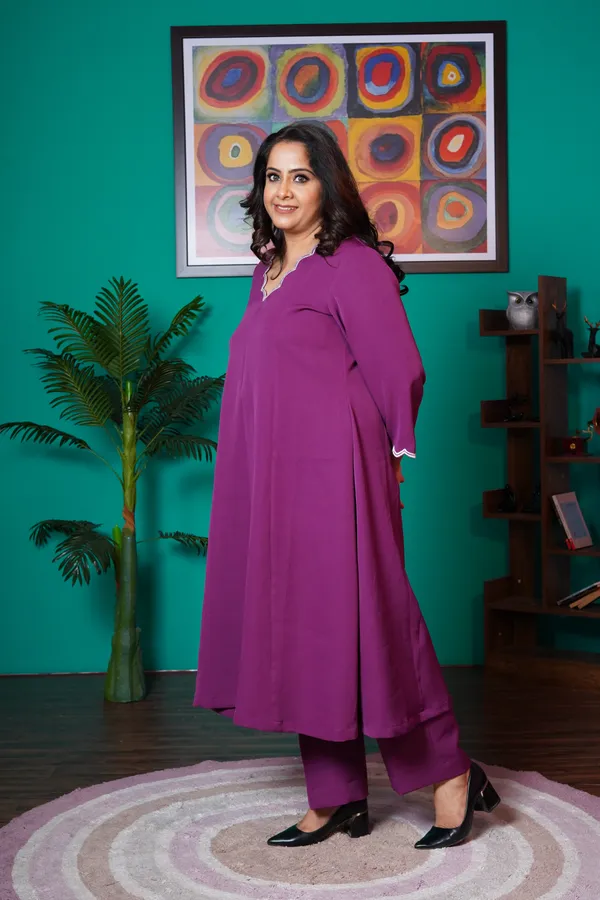 Purple_Rayon_Premium_Long_Dress_With_Dupatta_For_Women_&_Girls