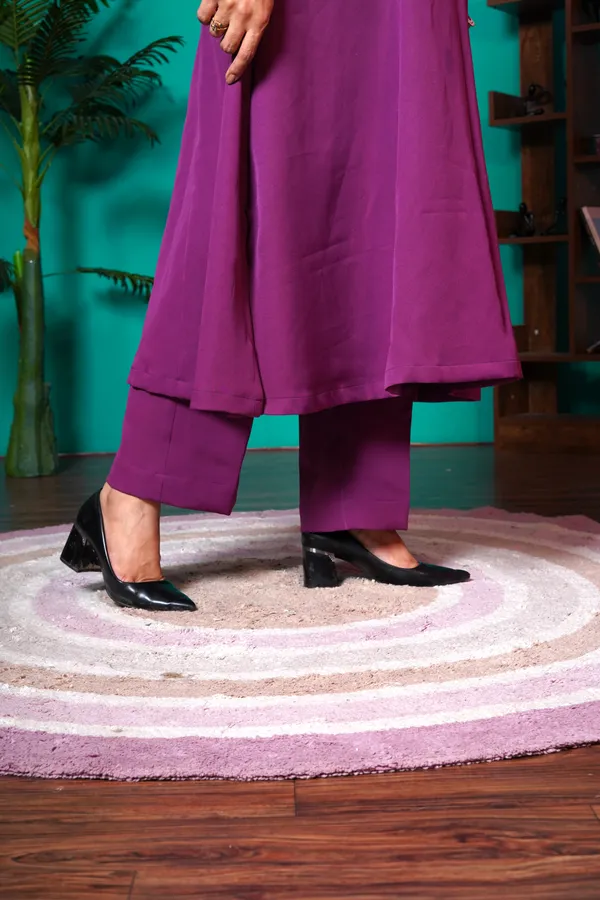 Purple_Rayon_Premium_Long_Dress_With_Dupatta_For_Women_&_Girls