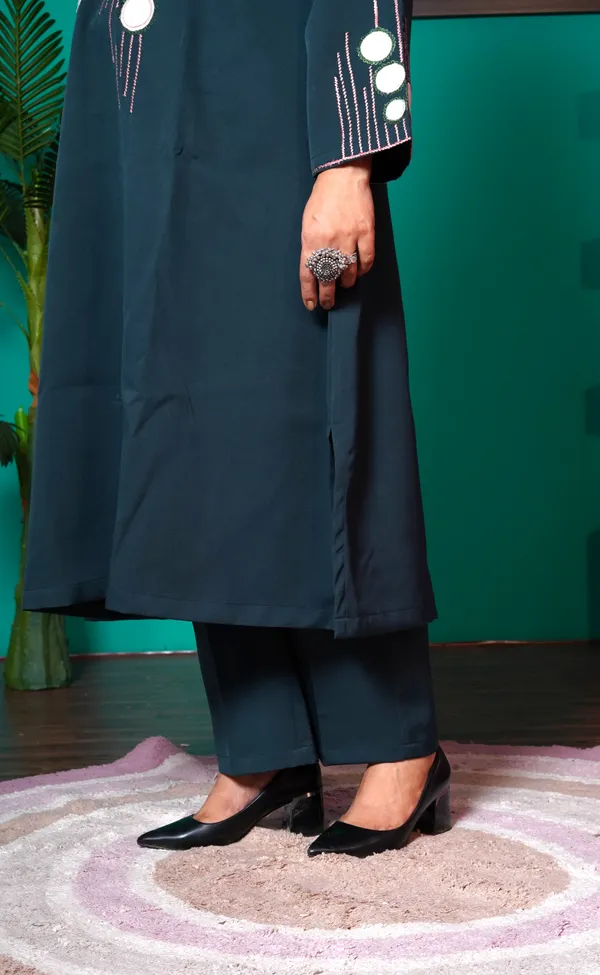 Green_Rayon_Premium_Long_Dress_With_Dupatta_For_Women_&_Girls