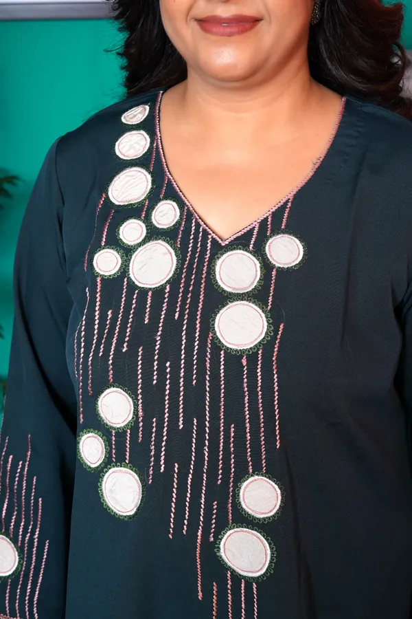 Green_Rayon_Premium_Long_Dress_With_Dupatta_For_Women_&_Girls