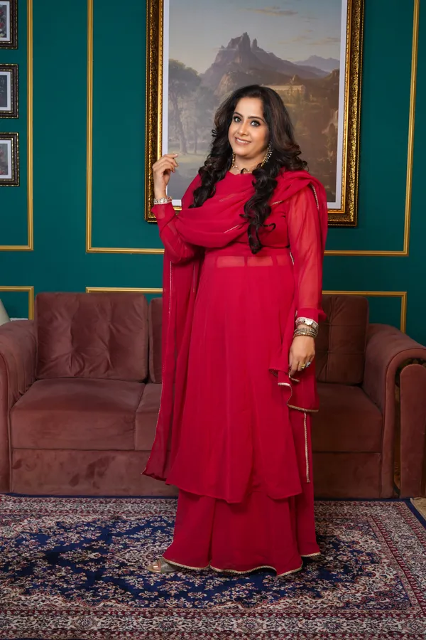 Red_Rayon_Premium_Long_Dress_With_Dupatta_For_Women_&_Girls