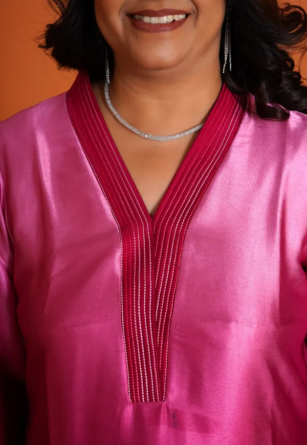 Pink_Rayon_Premium_Long_Dress_With_Dupatta_For_Women_&_Girls