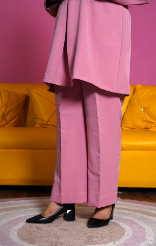 Pink_Rayon_Premium_Co-Ord_Set_For_Women_&_Girls