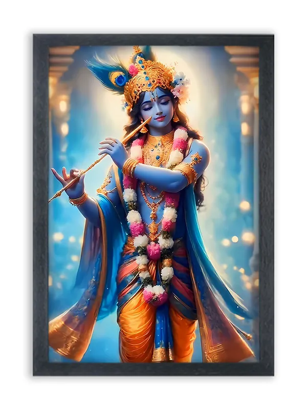 Radha_Krishna_Photo_Frame_For_Wall_Mounted_Painting_(10_*_14_Inches)_(With_Frame)