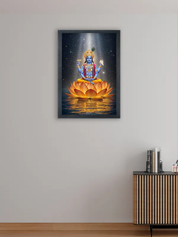 Radha_Krishna_Photo_Frame_For_Wall_Mounted_Painting_(10_*_14_Inches)_(With_Frame)