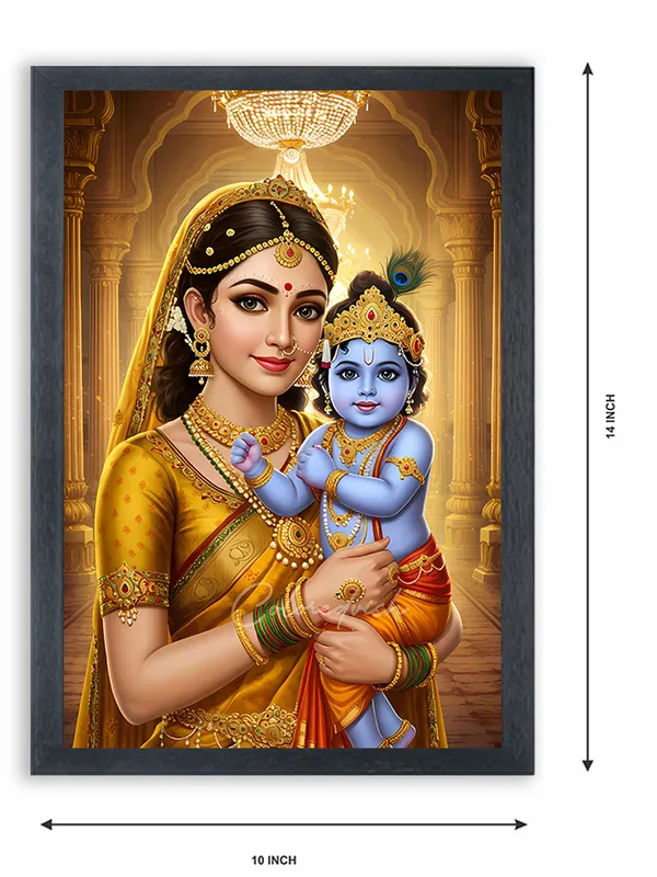 Radha_Krishna_Photo_Frame_For_Wall_Mounted_Painting_(10_*_14_Inches)_(With_Frame)