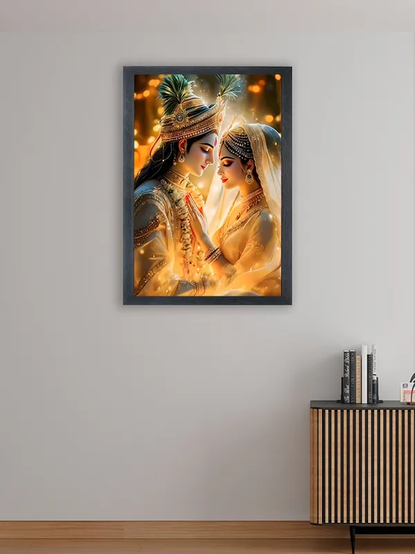Radha_Krishna_Photo_Frame_For_Wall_Mounted_Painting_(10_*_14_Inches)_(With_Frame)