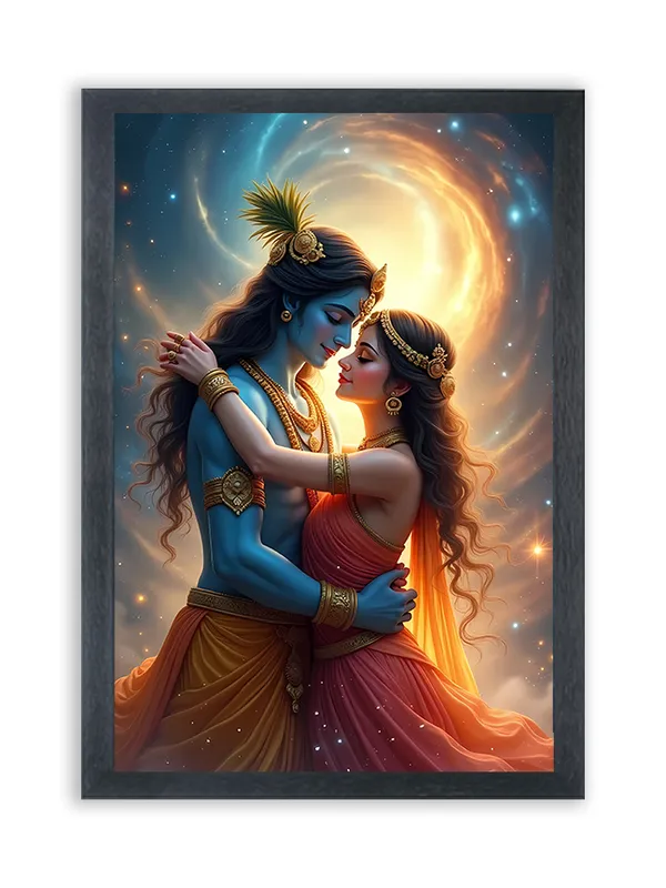 Radha_Krishna_Photo_Frame_For_Wall_Mounted_Painting_(10_*_14_Inches)_(With_Frame)