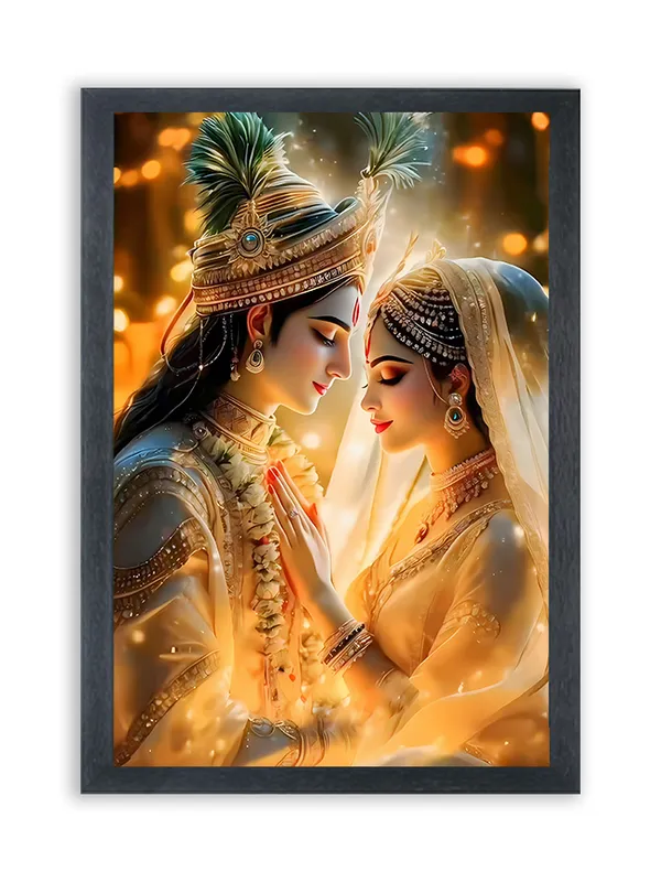 Radha_Krishna_Photo_Frame_For_Wall_Mounted_Painting_(10_*_14_Inches)_(With_Frame)