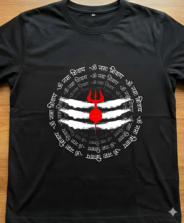 Black_Cotton_Lycra_T-Shirt_β_Om_Namah_Shivaya_Design
