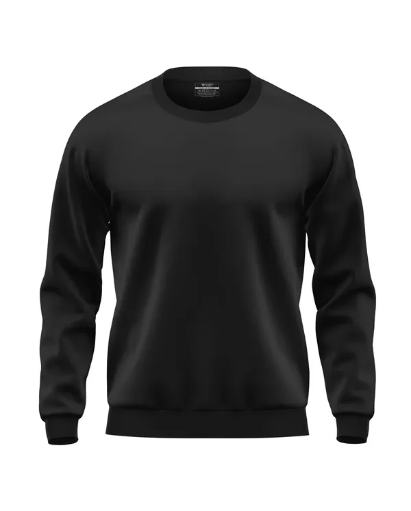 Classic_Black_Plain_Sweatshirt
