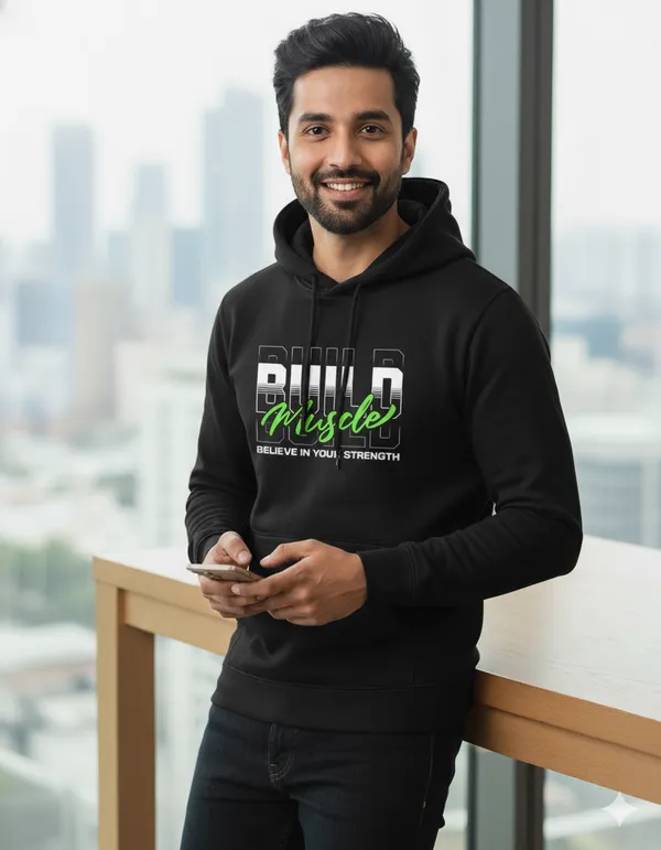 Black_Premium_Cotton_Lycra_printed_Build_Muscle_Hoodie_For_Men
