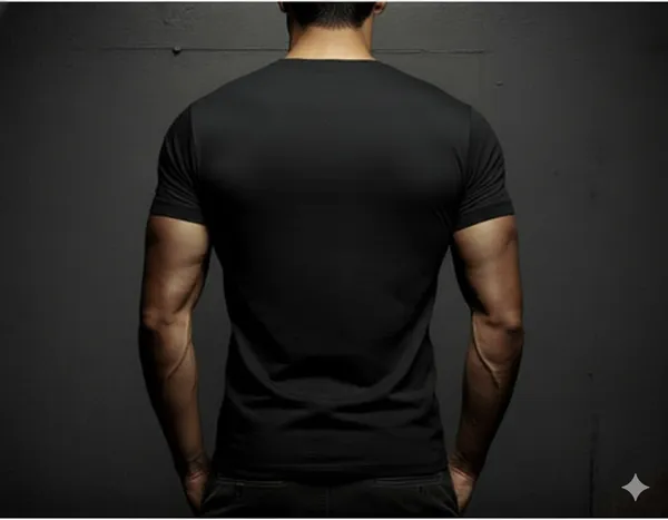 Black_Premium_Cotton_Lycra_printed_Punjab_T-Shirt_For_Men