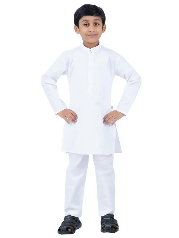 White_Cotton_Kurta_Pajama_Dhoti_Set_For_Boy