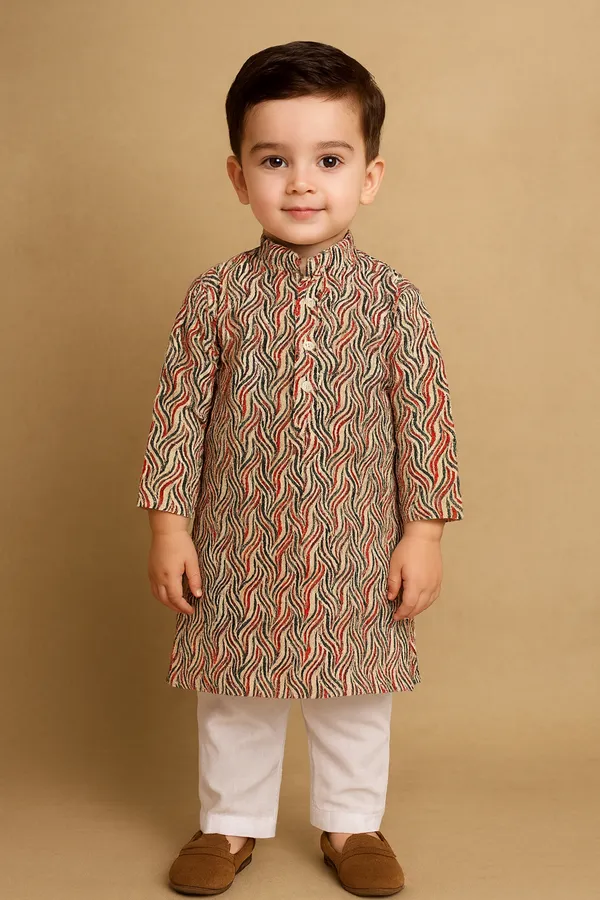 Grey_Cotton_Kurta_Pajama_Dhoti_Set_For_Boy