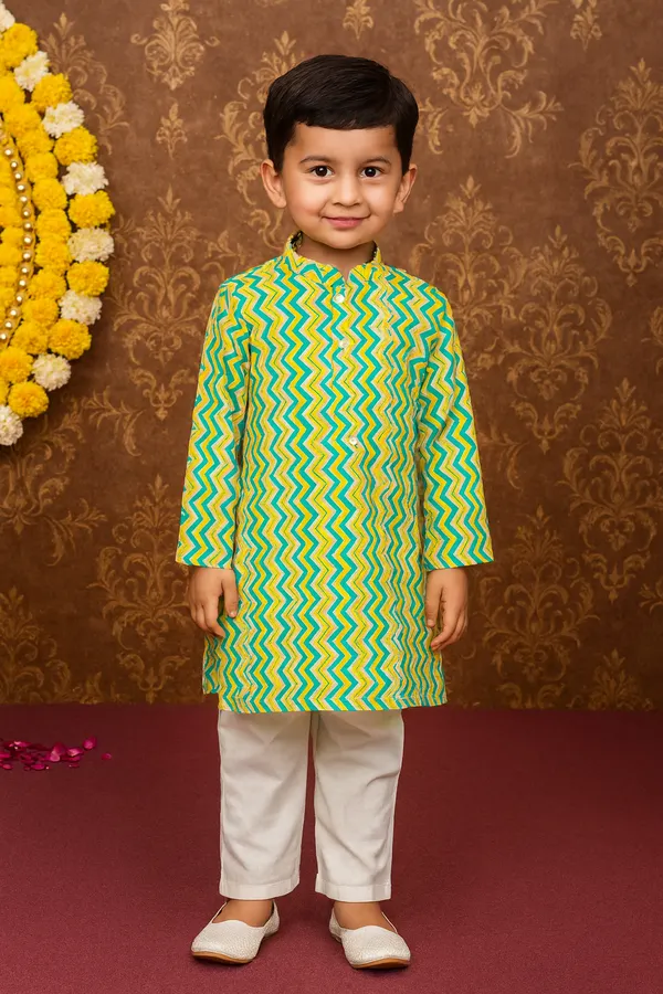 Green_Cotton_Kurta_Pajama_Dhoti_Set_For_Boy