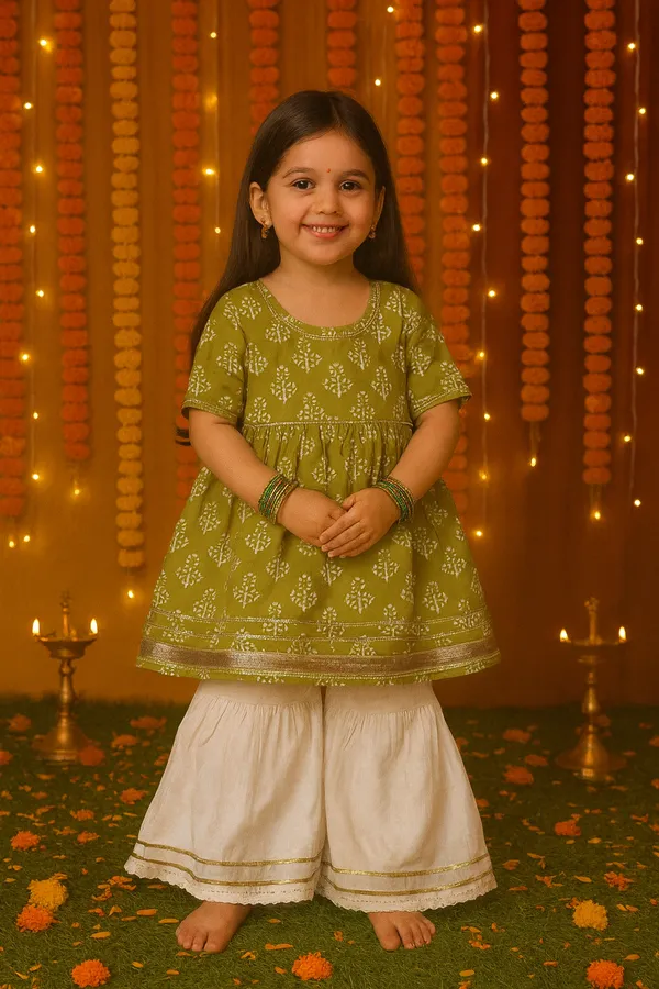 Multicolor_Cotton_Ethnic_Wear_For_Girl
