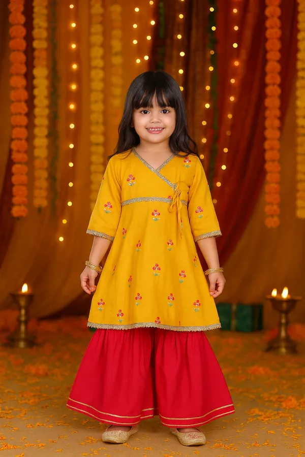 Multicolor_Cotton_Ethnic_Wear_For_Girl