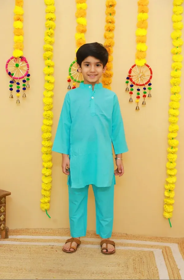 Light_Blue_Cotton_Kurta_Pajama_For_Boy
