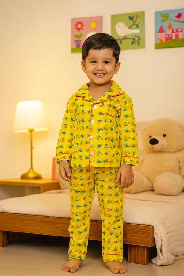 Yellow_Cotton_Night_Suit_For_Boy
