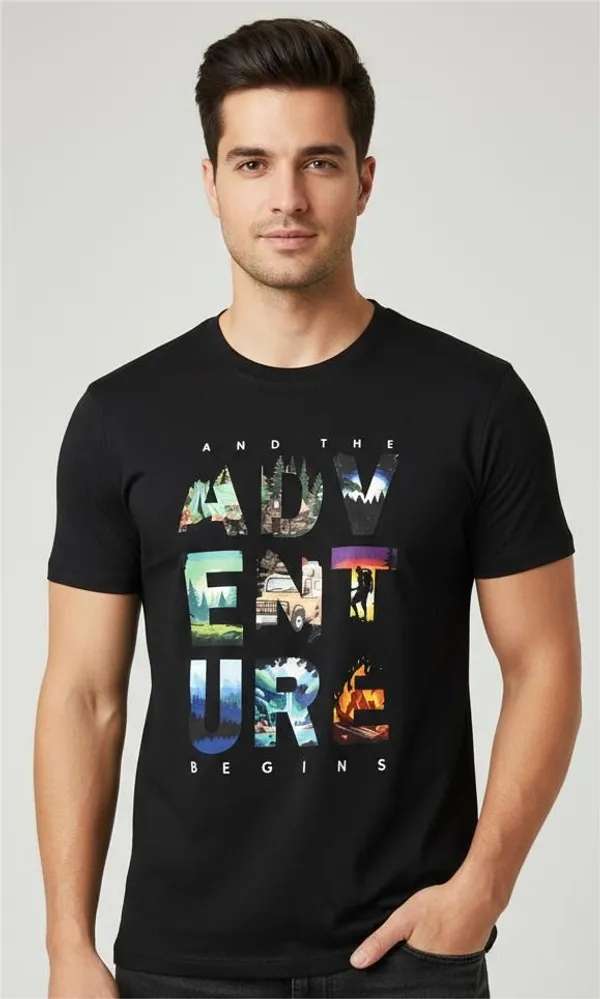 Black_Cotton_Blend_Printed_Regular_T-Shirt_For_Men