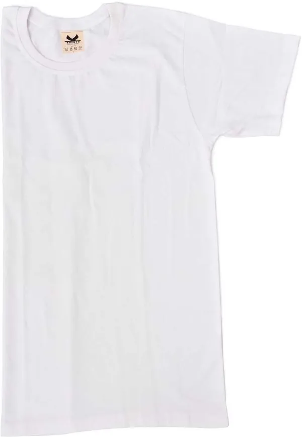 White_Cotton_Blend_Solid_Regular_T-Shirt_For_Men