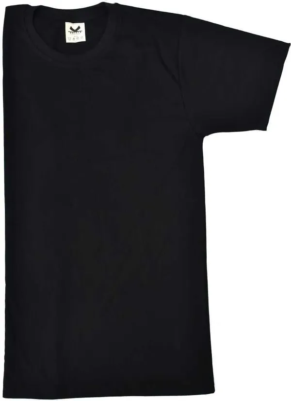 Black_Cotton_Blend_Printed_Regular_T-Shirt_For_Men