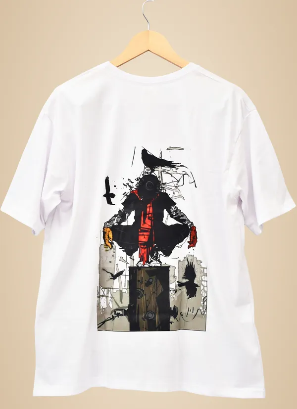 White_Cotton_Blend_Printed_Oversized_T-Shirt_For_Men