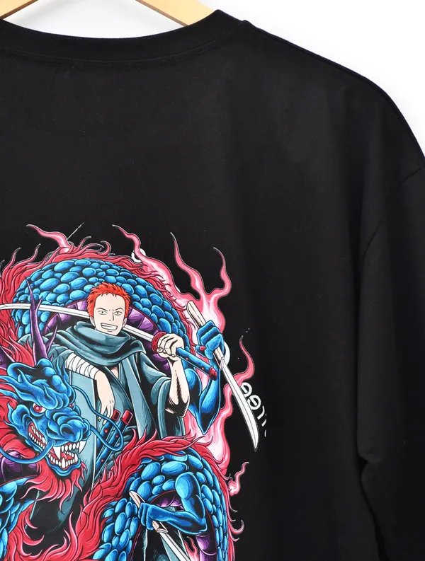 Black_Cotton_Blend_Printed_Oversized_T-Shirt_For_Men